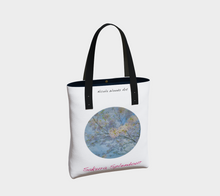 Load image into Gallery viewer, Sakura Splendour with white background Tote