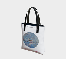 Load image into Gallery viewer, Cherry Blossom Beauty with white background Tote