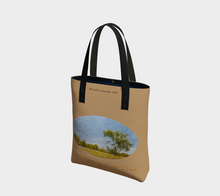 Load image into Gallery viewer, Sheltering Elm with khaki background Tree Tote