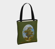 Load image into Gallery viewer, Mother Oak Tree with green background tote