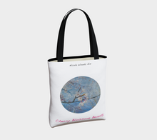 Load image into Gallery viewer, Cherry Blossom Beauty with white background Tote
