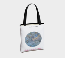 Load image into Gallery viewer, Sakura Splendour with white background Tote