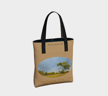 Load image into Gallery viewer, Sheltering Elm with khaki background Tree Tote