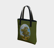 Load image into Gallery viewer, Mother Oak Tree with green background tote