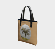 Load image into Gallery viewer, Survivor Elm Tree with khaki background Tree Tote