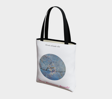 Load image into Gallery viewer, Cherry Blossom Beauty with white background Tote