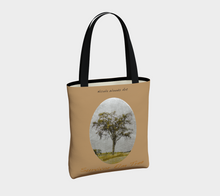 Load image into Gallery viewer, Survivor Elm Tree with khaki background Tree Tote