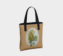 Load image into Gallery viewer, Survivor Maple Tree with khaki background Tree Tote