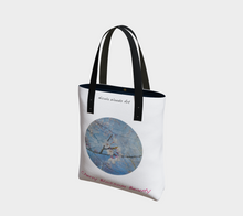 Load image into Gallery viewer, Cherry Blossom Beauty with white background Tote
