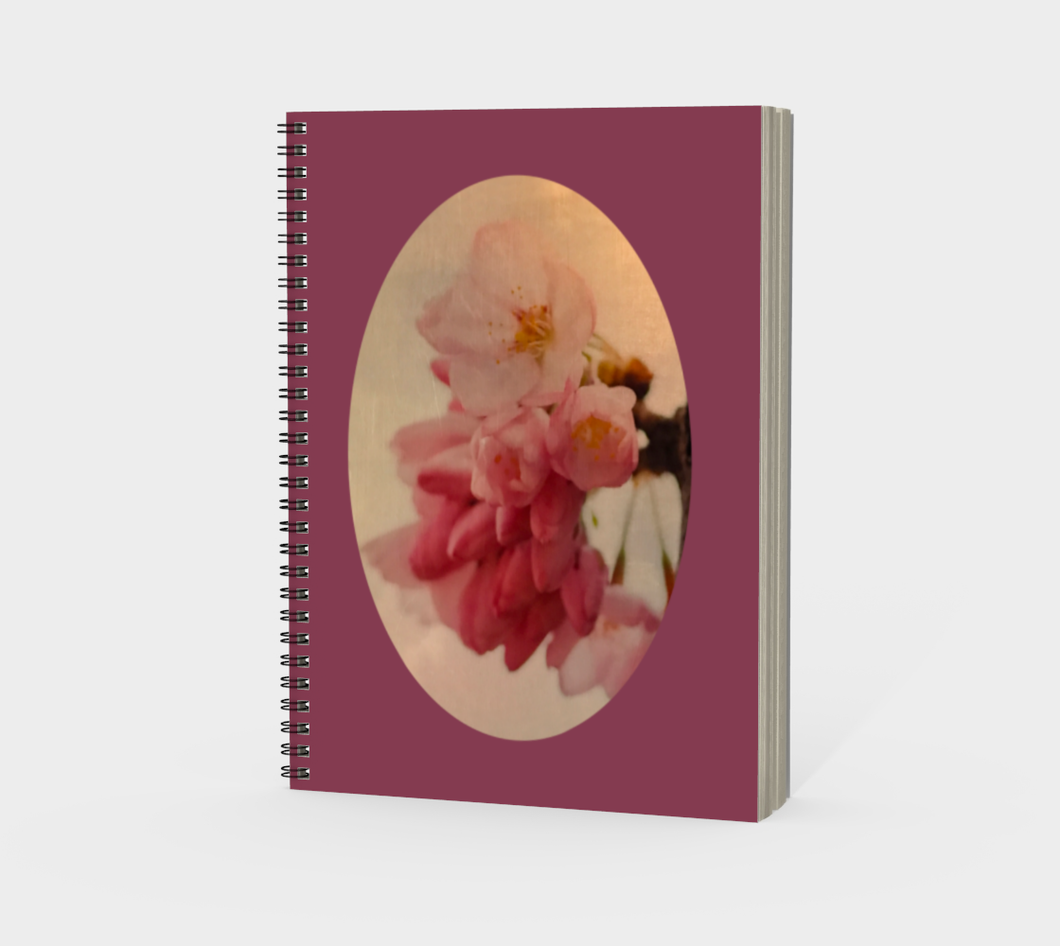 Precious Petals spiral notebook