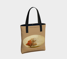 Load image into Gallery viewer, Record Keeper Maple with khaki background Tree Tote
