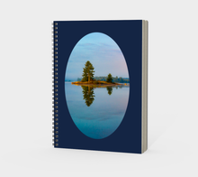 Load image into Gallery viewer, Island of Tranquility spiral notebook
