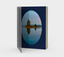 Load image into Gallery viewer, Island of Tranquility spiral notebook

