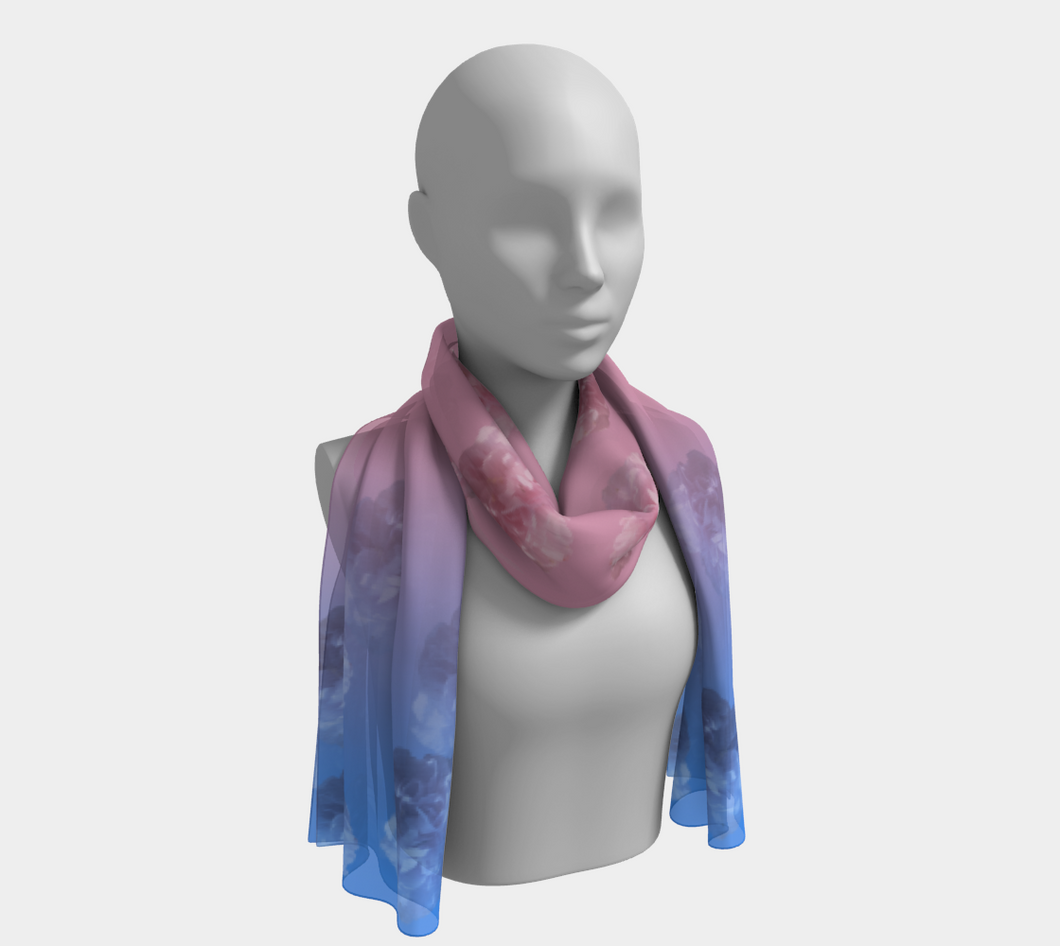 Cherry Blossoms Ombre Scarf