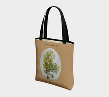 Load image into Gallery viewer, Survivor Maple Tree with khaki background Tree Tote
