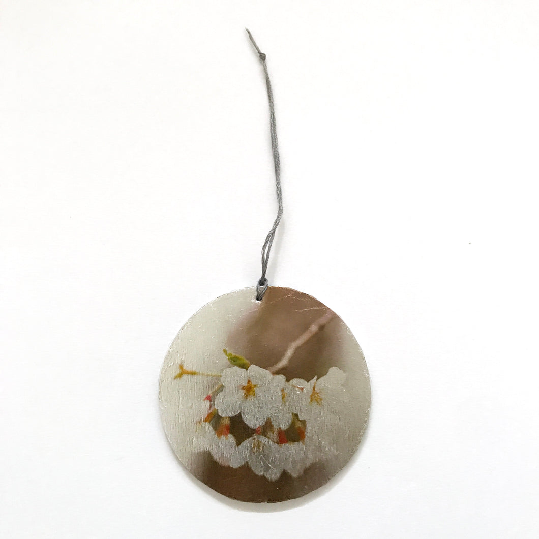 Tree Ornament - Tender Blossom Silver
