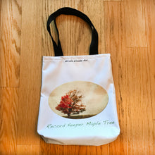 Load image into Gallery viewer, Record Keeper Maple with white background Tree Tote
