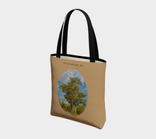 Load image into Gallery viewer, Mother Oak Tree with khaki background tote
