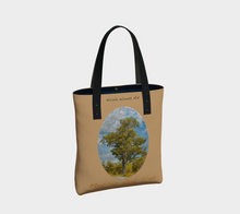 Load image into Gallery viewer, Mother Oak Tree with khaki background tote
